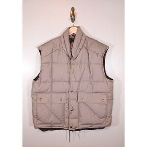 Vintage Down Quilted Puffer Men's Vest Gorpcore Streetwear Outdoor Size L